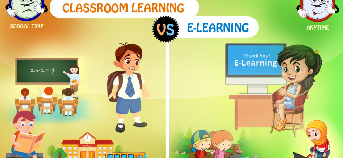 Classroom learning vs elearning