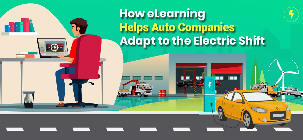 how elearning helps auto companies adapt to the electric shift